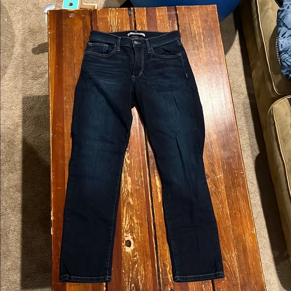 Joe's Jeans Black Slim Straight Denim